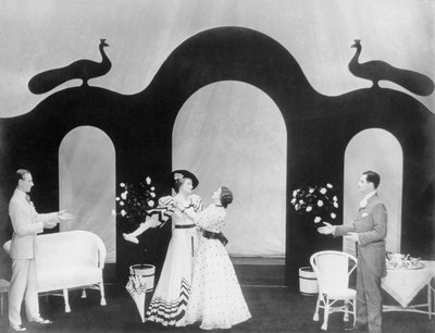 Scene from The Importance of Being Earnest, by Oscar Wilde (1854-1900) at the Lyric Hammersmith, 7 June 1930 by English Photographer
